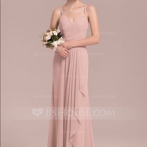 Dusty rose bridesmaid dress